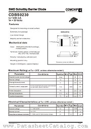 CDBS0230 datasheet pdf Comchip Technology