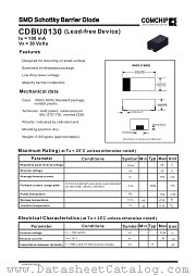 CDBU0130 datasheet pdf Comchip Technology