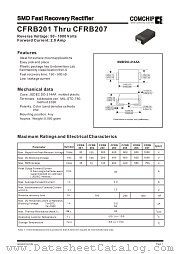 CFRB201 datasheet pdf Comchip Technology