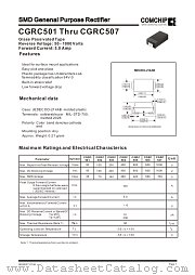 CGRC506 datasheet pdf Comchip Technology