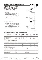 EF1B datasheet pdf Comchip Technology