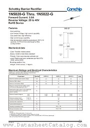 1N5821-G datasheet pdf Comchip Technology