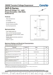 3KP75CA-G datasheet pdf Comchip Technology