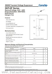 5KP14A-HF datasheet pdf Comchip Technology