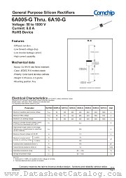 6A01-G datasheet pdf Comchip Technology