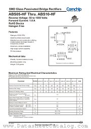 ABS6-HF datasheet pdf Comchip Technology