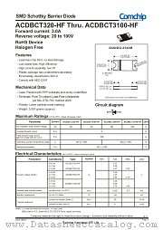 ACDBCT340-HF datasheet pdf Comchip Technology