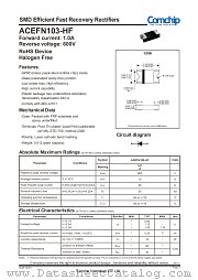 ACEFN103-HF datasheet pdf Comchip Technology
