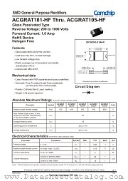 ACGRAT101-HF datasheet pdf Comchip Technology