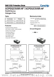 ACPDQC5V0R-HF datasheet pdf Comchip Technology