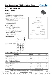 ACSRS065V0P datasheet pdf Comchip Technology