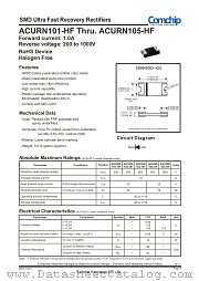 ACURN104-HF datasheet pdf Comchip Technology