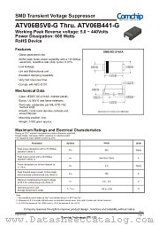 ATV06B170J-G datasheet pdf Comchip Technology