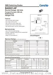 BAS521-HF datasheet pdf Comchip Technology