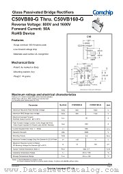 C50VB160-G datasheet pdf Comchip Technology