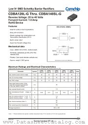 CDBA120L-G datasheet pdf Comchip Technology