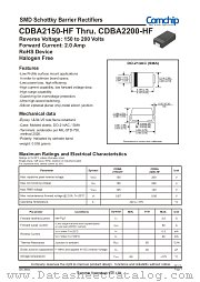 CDBA2150-HF datasheet pdf Comchip Technology