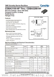 CDBA3150-HF datasheet pdf Comchip Technology
