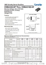 CDBA380-HF datasheet pdf Comchip Technology