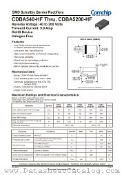 CDBA5100-HF datasheet pdf Comchip Technology