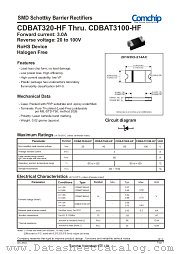 CDBAT340-HF datasheet pdf Comchip Technology