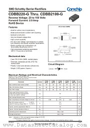 CDBB240-G datasheet pdf Comchip Technology