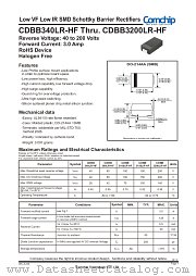 CDBB3100LR-HF datasheet pdf Comchip Technology