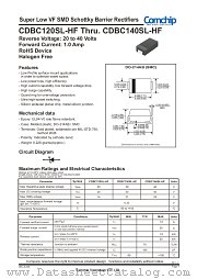 CDBC140SL-HF datasheet pdf Comchip Technology
