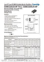 CDBC2100LR-HF datasheet pdf Comchip Technology