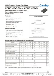 CDBC320-G datasheet pdf Comchip Technology