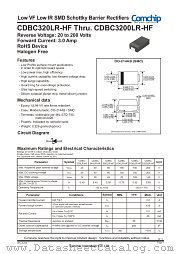CDBC320LR-HF datasheet pdf Comchip Technology