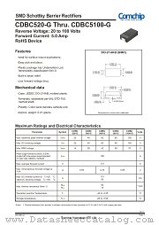 CDBC560-G datasheet pdf Comchip Technology