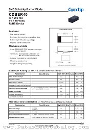CDBER40 datasheet pdf Comchip Technology