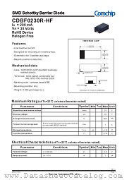 CDBF0230R-HF datasheet pdf Comchip Technology