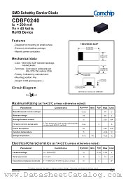 CDBF0240 datasheet pdf Comchip Technology