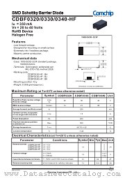 CDBF0320-HF datasheet pdf Comchip Technology