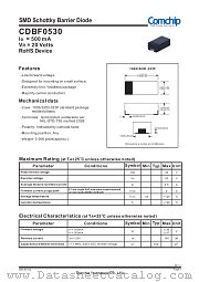 CDBF0530 datasheet pdf Comchip Technology