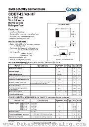 CDBF42-HF datasheet pdf Comchip Technology