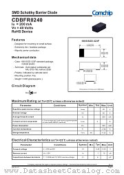 CDBFR0240 datasheet pdf Comchip Technology