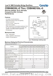 CDBHM250L-G datasheet pdf Comchip Technology