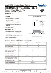 CDBM120L-G datasheet pdf Comchip Technology