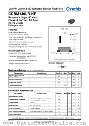CDBM140LR-HF datasheet pdf Comchip Technology