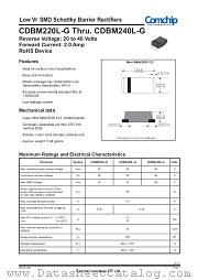 CDBM240L-G datasheet pdf Comchip Technology