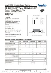 CDBM240L-HF datasheet pdf Comchip Technology
