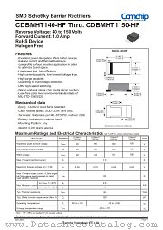 CDBMHT160-HF datasheet pdf Comchip Technology