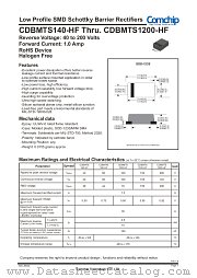 CDBMTS1100-HF datasheet pdf Comchip Technology