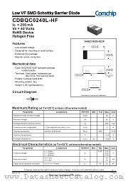 CDBQC0240L-HF datasheet pdf Comchip Technology