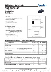 CDBQR00340 datasheet pdf Comchip Technology