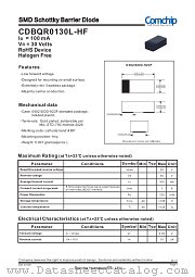 CDBQR0130L-HF datasheet pdf Comchip Technology