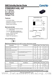 CDBQR0140L-HF datasheet pdf Comchip Technology